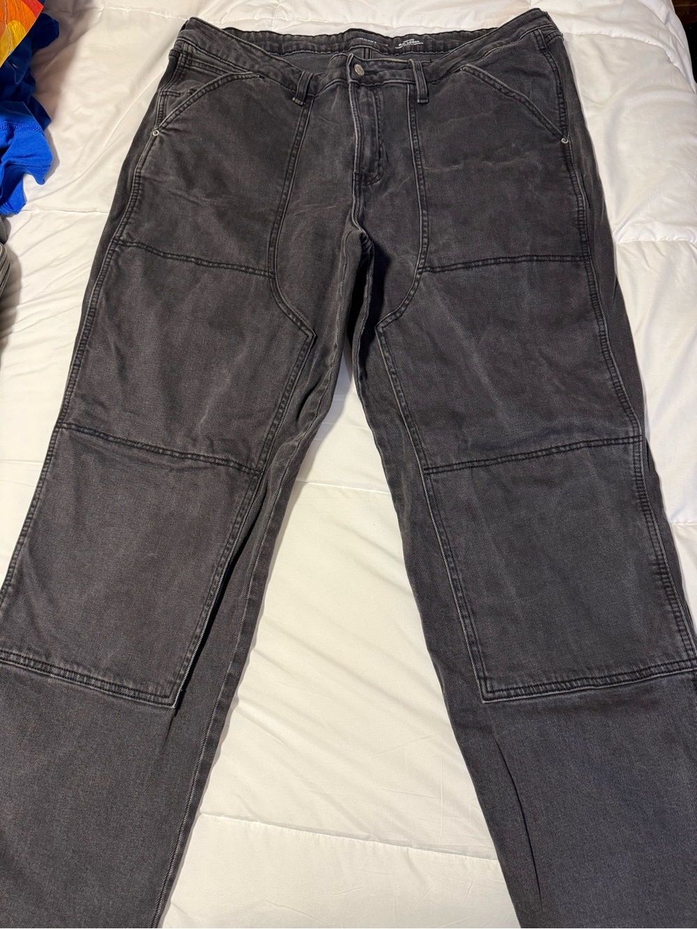 Women’s Old Navy OG Loose Black Patch Jeans
